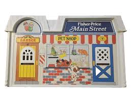 Vintage Fisher Price Little People 2500 Main Street Set ...