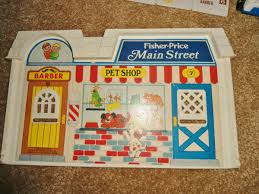 VINTAGE FISHER PRICE LITTLE PEOPLE CITY MAIN STREET MAIL ...