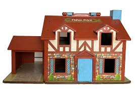 VTG Fisher-Price 952 Little People House and Garage Playset ...