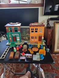 Vintage Fisher Price Little People Play Family Sesame Street 938 COMPLETE Ex Cd | eBay