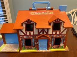 Vintage Fisher-price House #952, Vintage 1980 Fisher-price Little People House #7643 - Etsy