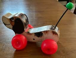 Vintage Antique Fisher Price Little Snoopy Wooden Dog Pull Toy #693 ©1968 USA | eBay