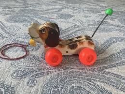 Vintage Fisher-Price "LITTLE SNOOPY" (Dog) Wooden Pull-Toy, No. 693 | eBay