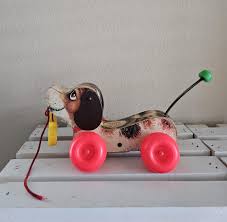1960's Fisher Price Little Snoopy Dog Pull Toy Vintage - Etsy