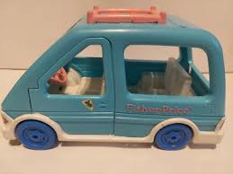Fisher Price liebevolle Familie Minivan blau Van Mama Papa Tochter gemischtes Set | eBay.de