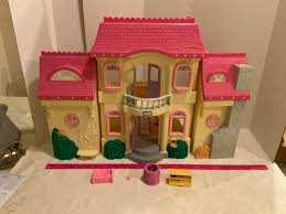 Vintage 1997 Fisher Price Loving Family Grand Doll House ...