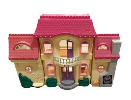 Vintage Fisher-Price Loving Family Grand Dollhouse 1997 Pink ...