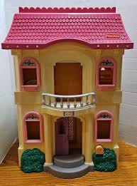 Vintage Fisher Price Loving Family Grand DollHouse