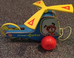 Vintage Fisher Price Mini Copter 448 - Etsy