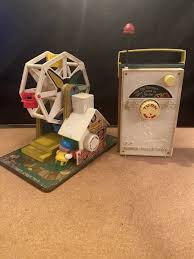 Vintage Lot 2 : 1966 Fisher Price Music Ferris Wheel 1968 TV ...