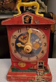 FISHER PRICE Teaching Clock 1960s | eBay