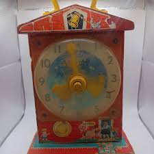 Vintage 1968 Fisher Price Working Music Box Teaching Red ...