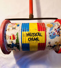 VINTAGE 1950's FISHER PRICE MUSICAL CHIME PULL TOY NICE ...