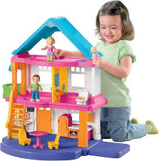 Amazon.com: Fisher-Price My First Dollhouse (Caucasian ...
