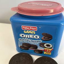 Vintage FISHER PRICE Oreo Matchin' Middles Game 9 Cookies ...