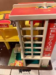 Fisher Price Parking Garage Vintage | eBay