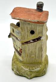 1950's/VTG/Boy Looking in Outhouse (Toilet)Privy Figurine/ Japan | eBay