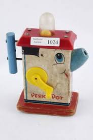 1958 Fisher Price Perky Tea Pot #686 Toy