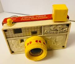 Vintage 1967 Fisher-Price PICTURE STORY CAMERA #784 8 Color Scenes Viewer Toy | eBay