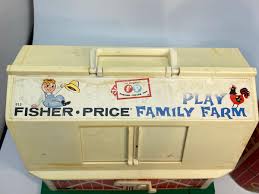 Vintage Fisher Price Little People Play Family Farm Barn Silo Animals People #915 | EstateSales.org