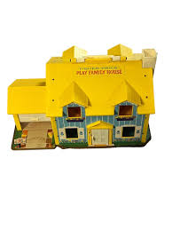 VTG Fisher Price Carry n Play Family Mini Doll House 1969 ...