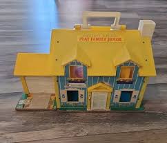 Vintage 1969 Fisher-Price Little People Play Family House ...