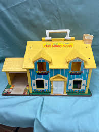 Vintage Fisher Price 1970s Little People Play Doll House ...