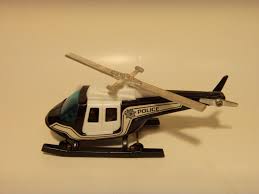 VINTAGE BUDDY L 7" POLICE HELICOPTER 1979 PLASTIC ...