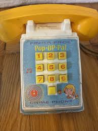 Vintage Fisher Price Pop-Up-Pal Chime Phone 1960s WORKS! | eBay