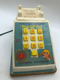 vtg Fisher Price Pop Up Pal Chime Phone Telephone Toy | eBay