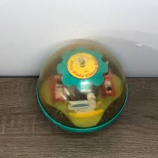 Vintage Fisher Price Roly Poly Chime Ball Preschool Toys ...