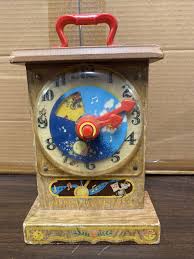 Vintage Fisher Price Tick Tock Teaching Music Clock, 1964, Working | eBay