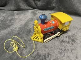 Fisher Price #643 Toot-Toot Pull Toy Train 1964 Vintage With ...