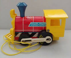 Vintage Fisher Price TOOT TOOT TRAIN #643 Wood & Plastic ...