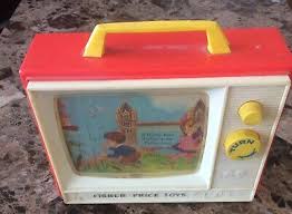 Fisher Price Screen Music Screen Two Tune TV 1964 works! Hallmark Ornament Magic | eBay