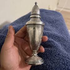 Vintage Fisher Sterling Silver Art Deco Style Salt Shaker No ...