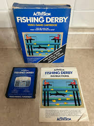 Fishing Derby (Atari 2600, 1980) By | Mercari