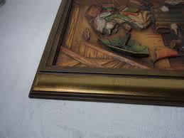 The Poor Poet By ANRI Carl Spitzweg Wood Carved Picture Vintage Italy #UEBN | eBay