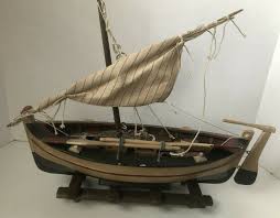 Turtle Bay Creek Wooden Collectibles Chalutier Ship | eBay