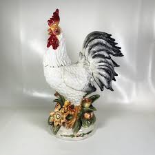 Large Fitz & Floyd Pottery Rooster — Ardesh