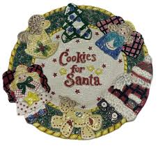 Fitz & Floyd Essentials Homespun Holidays “Cookies for Santa ...