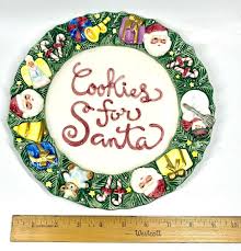 Omnibus Fitz and Floyd Cookies for Santa Decor Plate ...