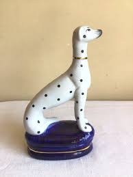 Vintage Staffordshire Style Dalmatian Hand Painted Dog ...