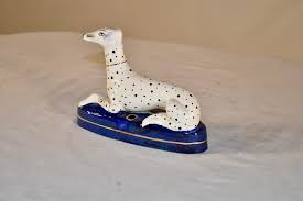 Staffordshire Dalmatian Pen Holder, Circa 1960's | Chairish