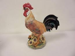 Giftco International Rooster Figurine 9" Artist Resin Item No ...