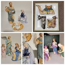 1991 Lenox Renaissance Nativity Full 15pc Set King Shepherds ...
