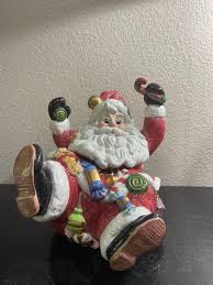 VTG Fitz and Floyd 1996 Whimiscal Merry & Bright Santa ...