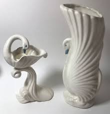Swan Candle Holder And Vase | eBay