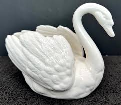 Goebel Swan Porcelain Vintage TMK6 Planter Vase Figurine | eBay