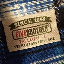 Vintage Five Brother Plaid Flannel Button Down Shirt - Etsy